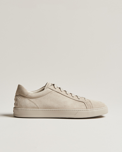 Mies |  | Tod's | Cassetta Lacciata Sneaker Light Grey Suede