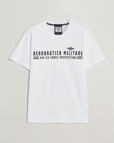 Mies |  | Aeronautica Militare | Logo Crew Neck T-Shirt Off White
