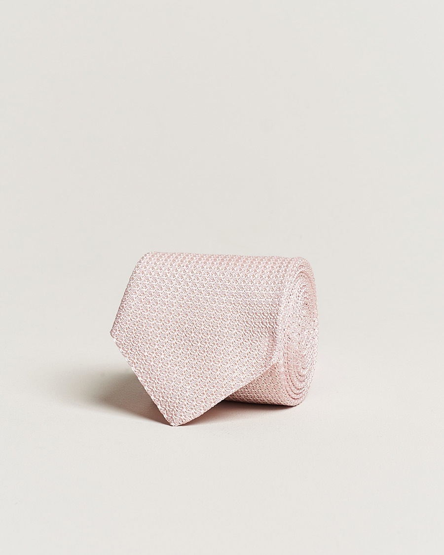Amanda Christensen Silk Grenadine 8 cm Tie Pink – Vaaleanpunainen