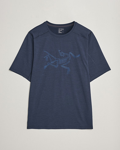 Mies | Active | Arc'teryx | Cormac Bird Logo Crew Neck T-Shirt Black Sapphire