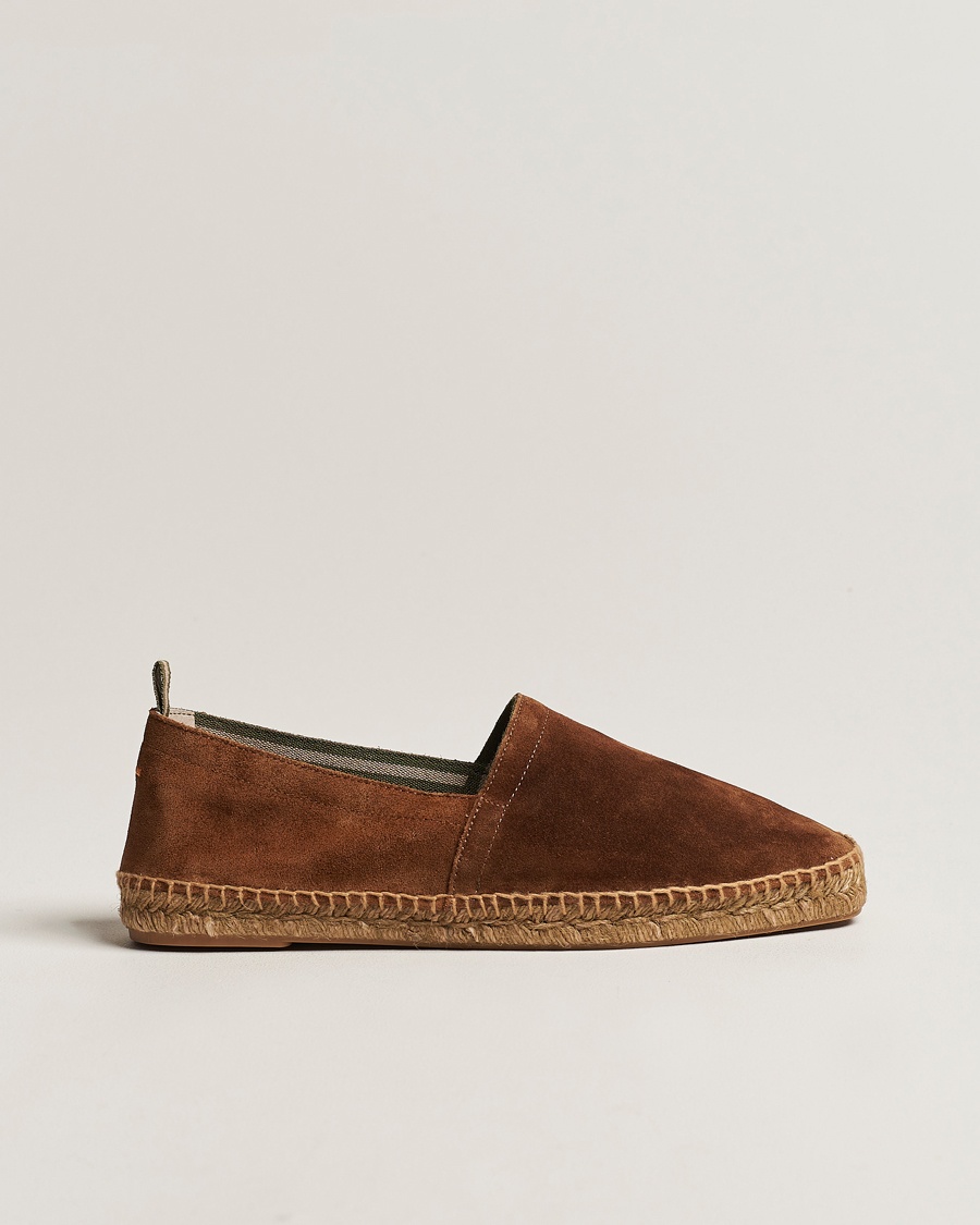 Castañer Pablo Casual Suede Espadrilles Cuero – Ruskea