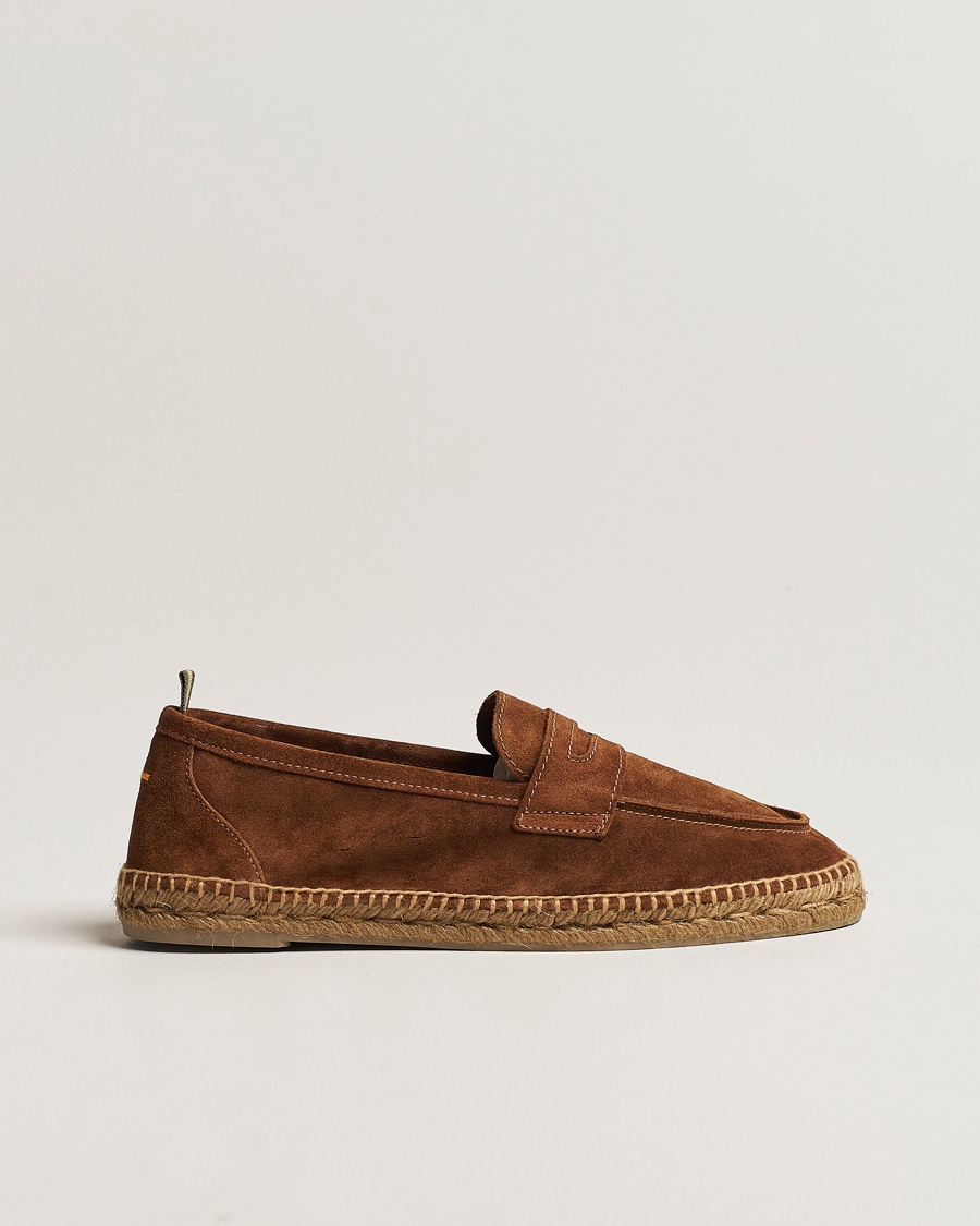 Castañer Nacho Casual Suede Loafers Cuero – Ruskea