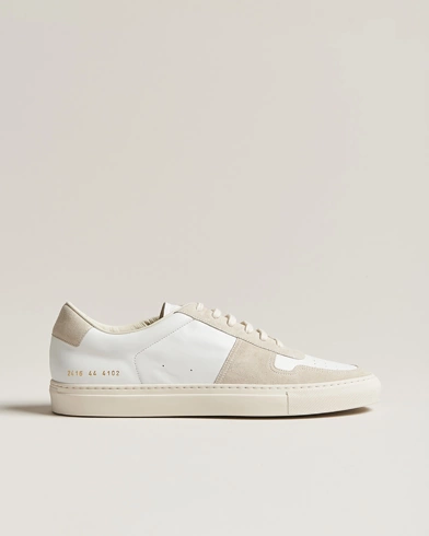Mies |  | Common Projects | B Ball Duo Leather Sneaker Off White/Beige