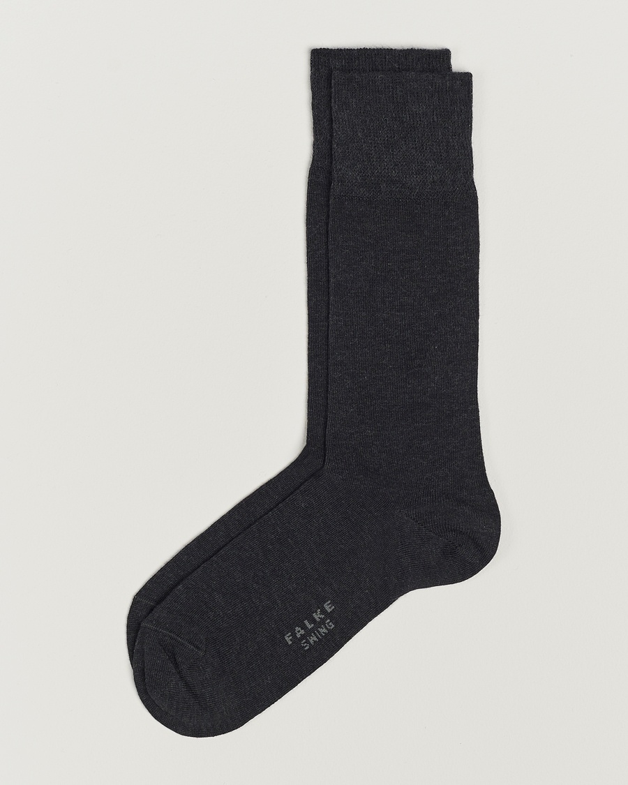 Falke Swing 2-Pack Socks Anthracite Melange – Harmaa