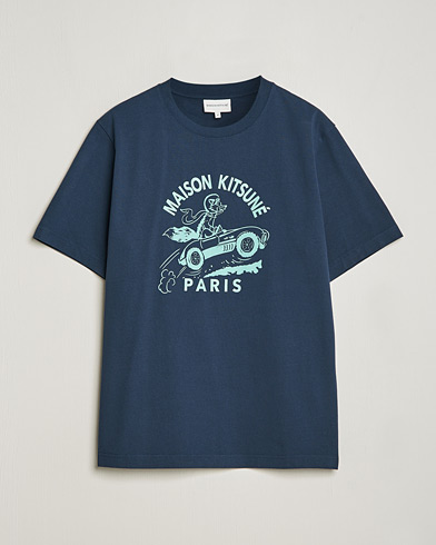Mies | Maison Kitsuné | Maison Kitsuné | Racing Fox T-Shirt Ink Blue