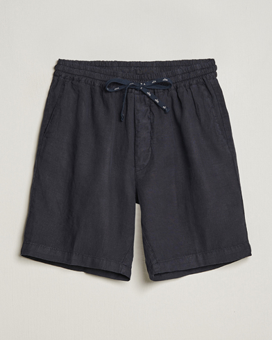 Mies |  | Altea | Linen Drawstring Shorts Navy