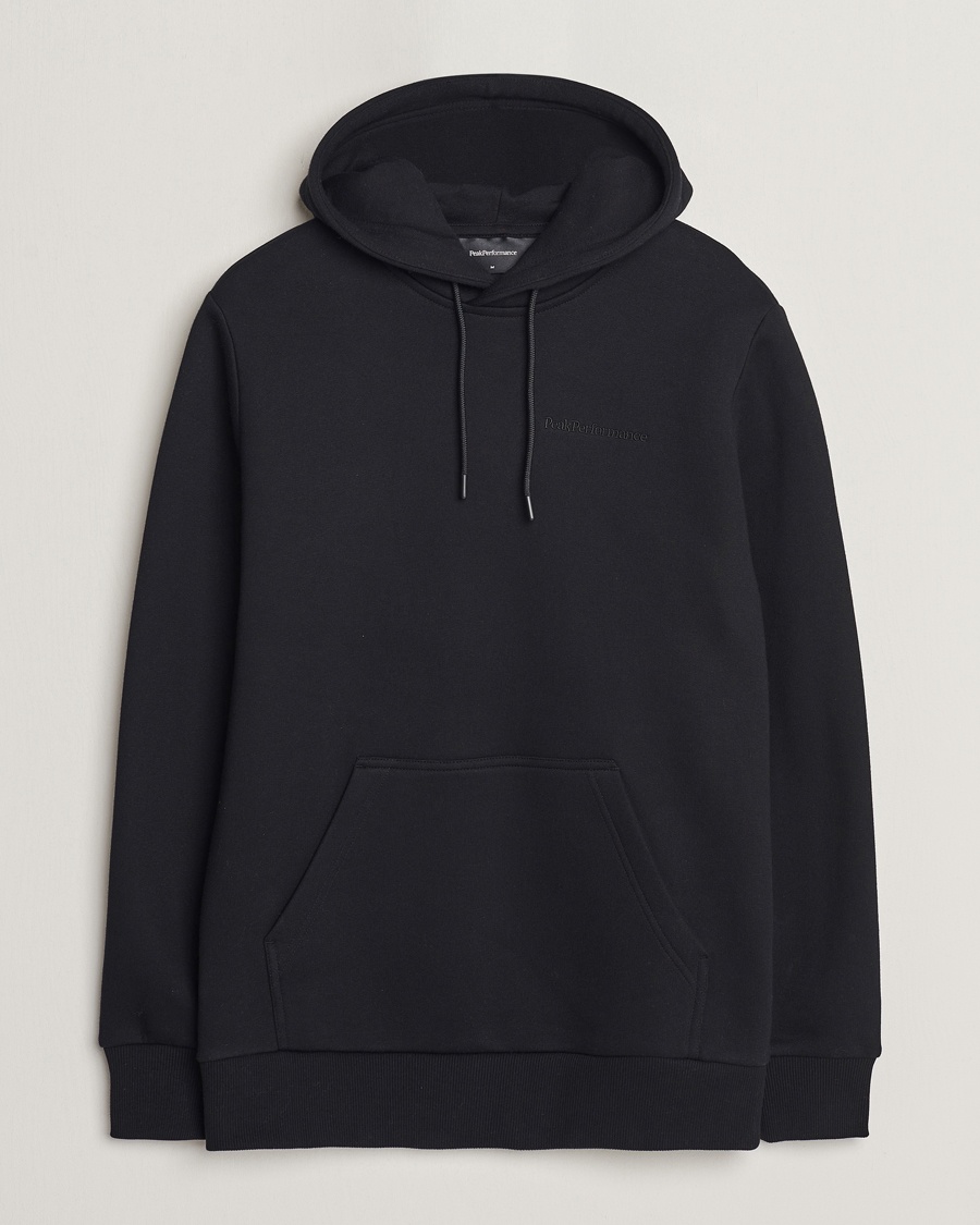 Peak Performance Original Logo Hoodie Black – Musta