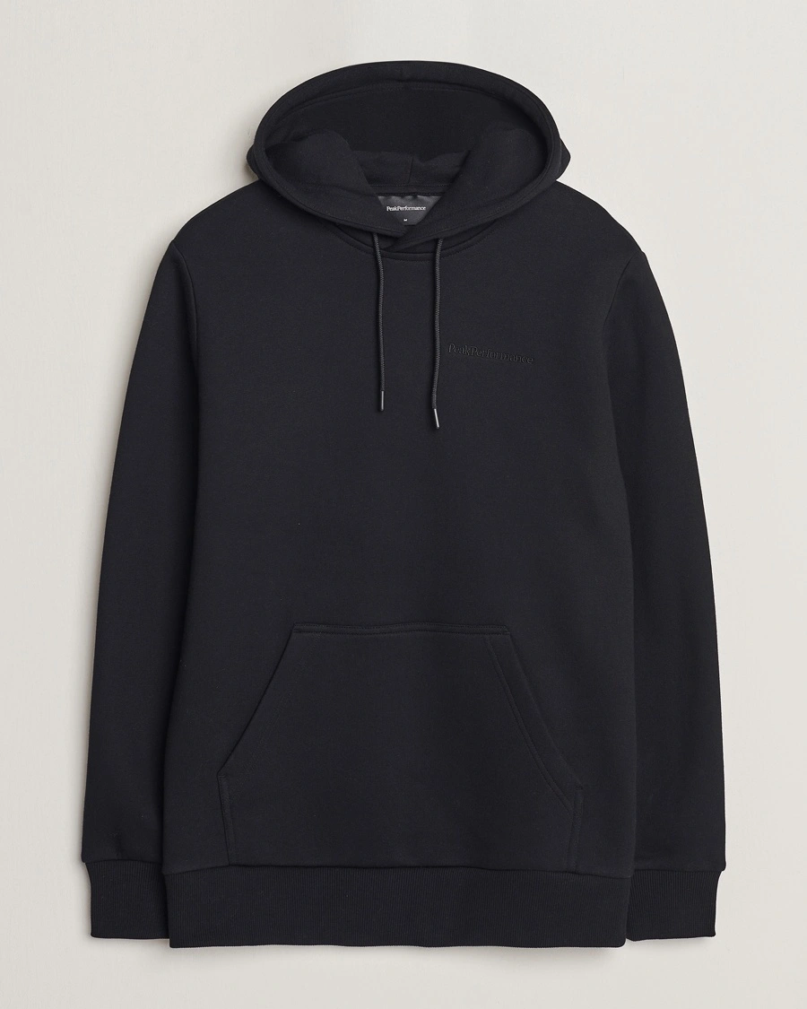 Peak Performance Original Logo Hoodie Black – Musta