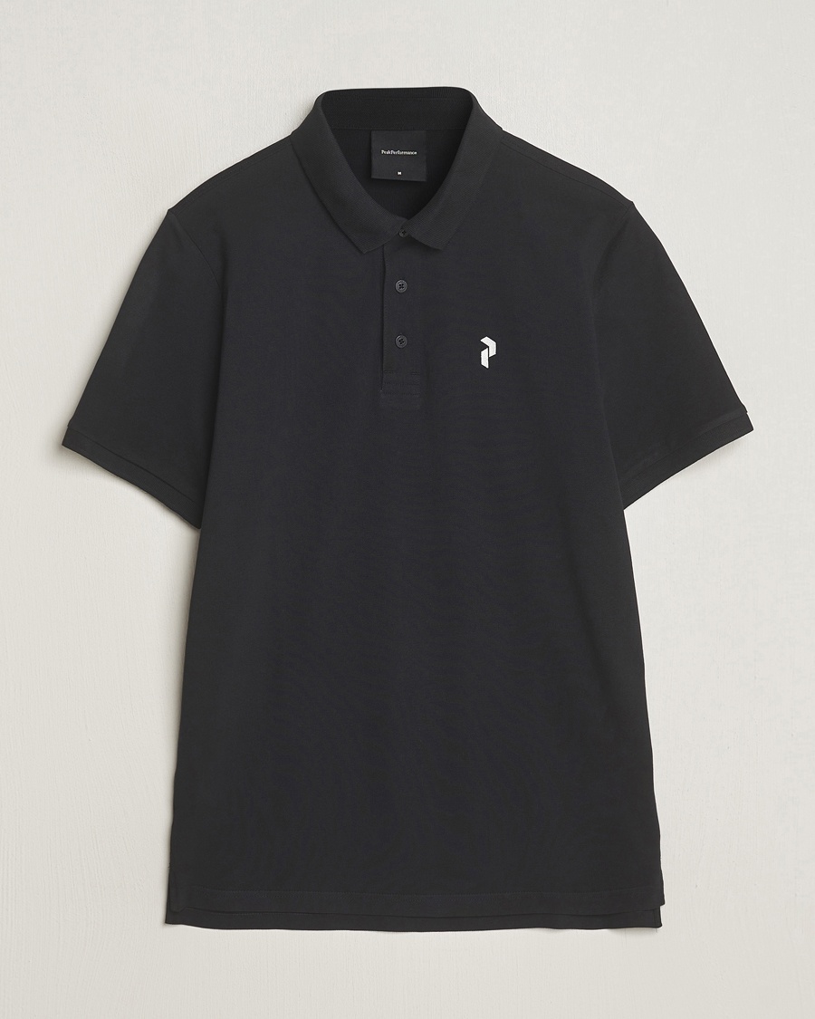 Peak Performance Classic Cotton Polo Black – Musta