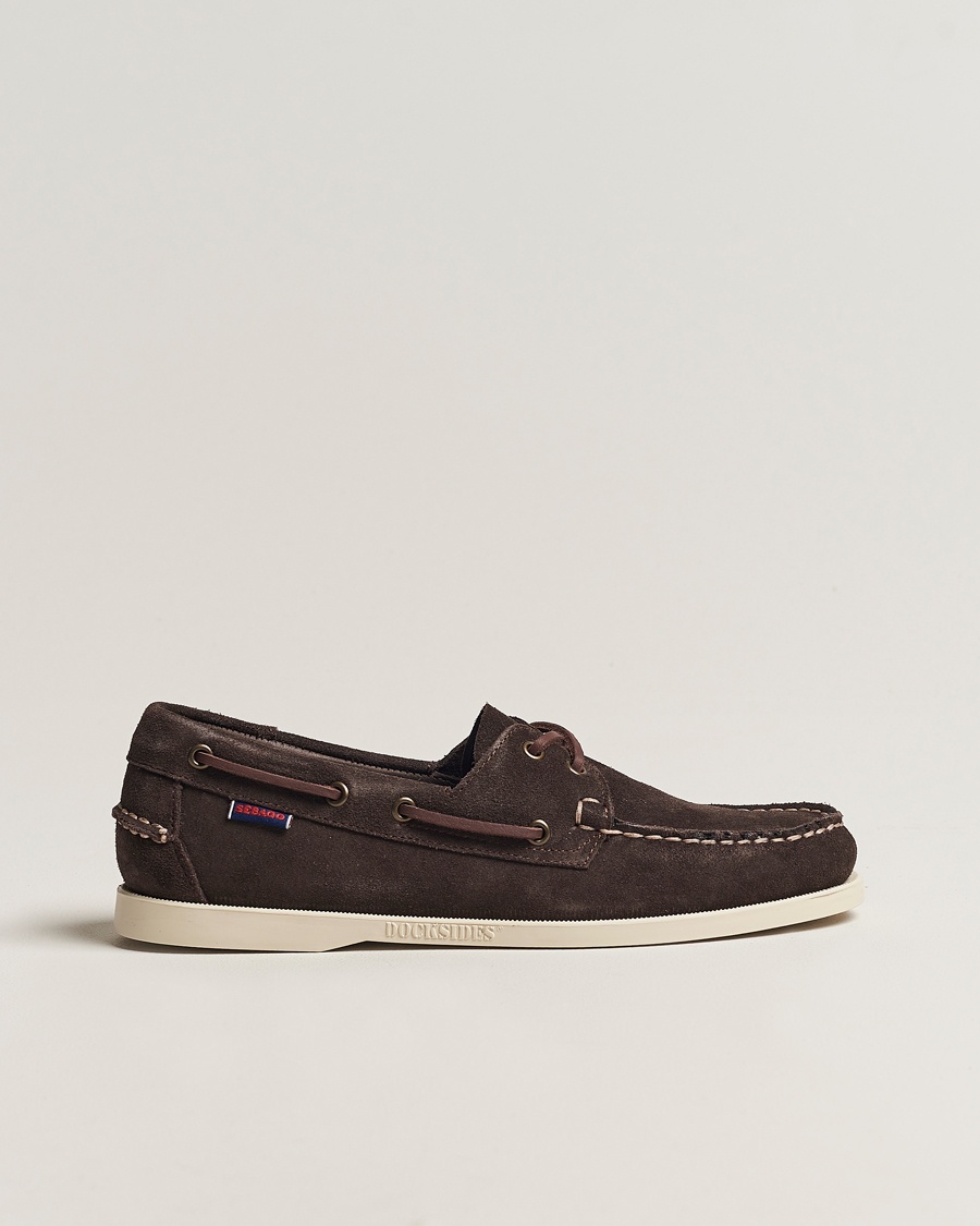 Sebago Docksides Suede Boat Shoe Moka Brown – Ruskea
