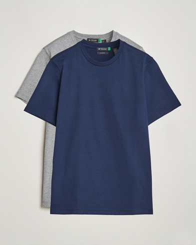 Mies | Dockers | Dockers | 2-Pack Cotton T-Shirt Navy/Grey