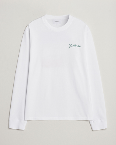 Mies | Palmes | Palmes | Sunset Long Sleeve T-Shirt White