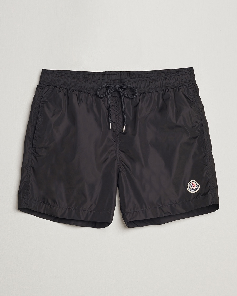 Moncler Nylon Swim Shorts Black – Musta