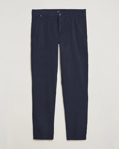 Mies | Chinot | BOSS BLACK | Kaiton Cotton Pants Dark Blue