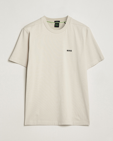 Mies |  | BOSS GREEN | Crew Neck T-Shirt Light Beige