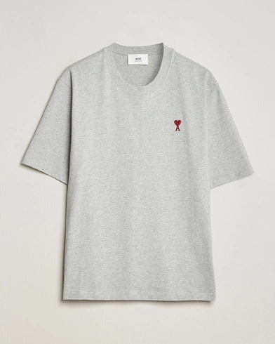 Mies |  | AMI | Heart Logo T-Shirt Heather Grey