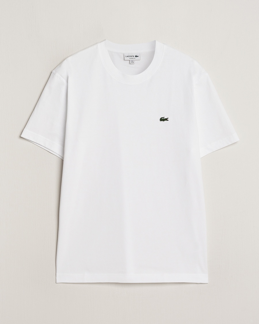 Lacoste Crew Neck T-Shirt White – Valkoinen