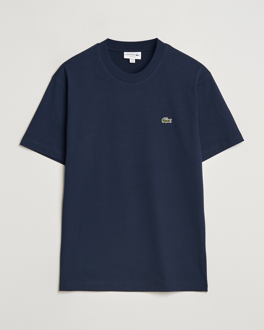 Lacoste Crew Neck T-Shirt Navy Blue – Sininen