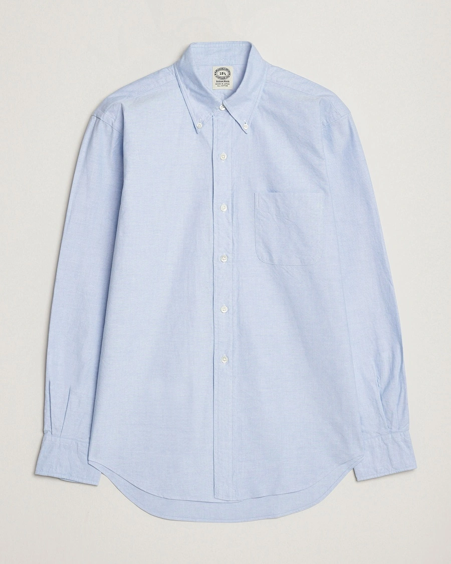 Kamakura Shirts Vintage Ivy Oxford Button Down Shirt Light Blue – Sininen