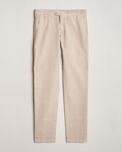  Cotton/Linen Trousers Light Beige
