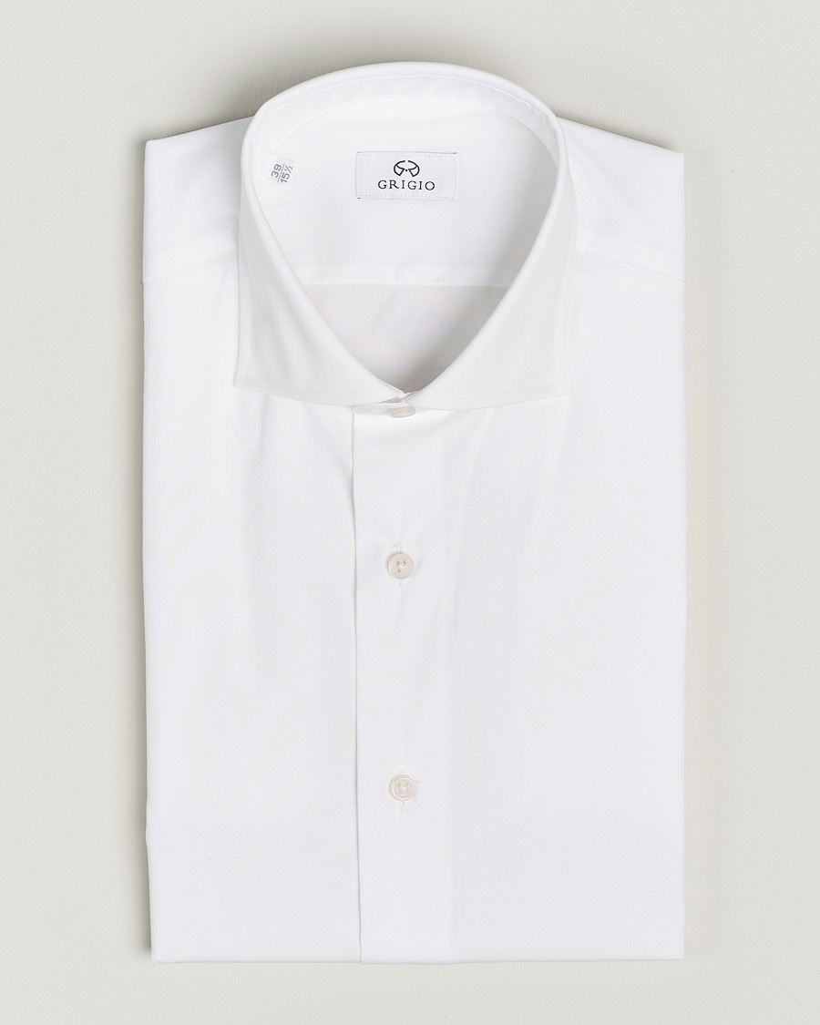 Grigio Comfort Stretch Dress Shirt White – Valkoinen