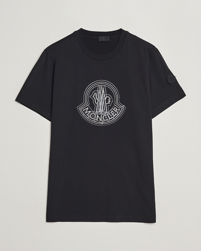 Mies |  | Moncler | 3D Logo T-Shirt Black