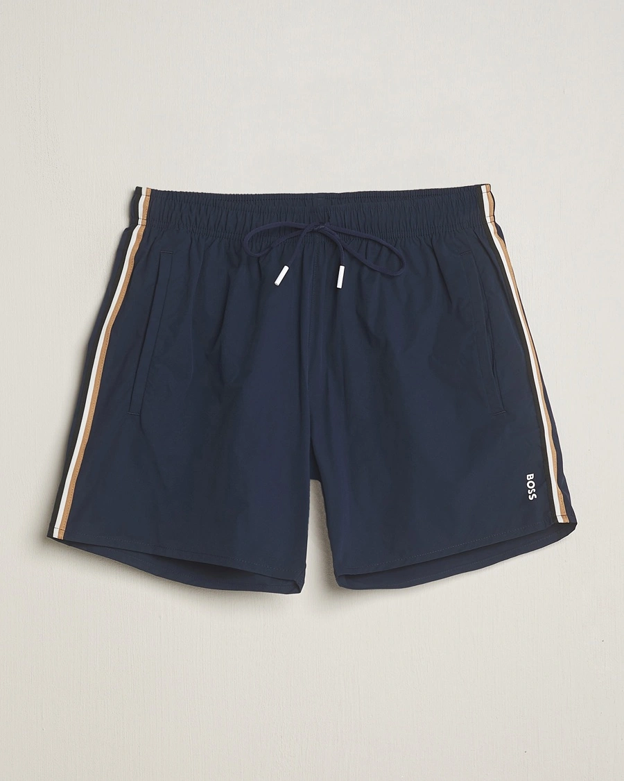 BOSS BLACK Iconic Swimshorts Navy – Sininen