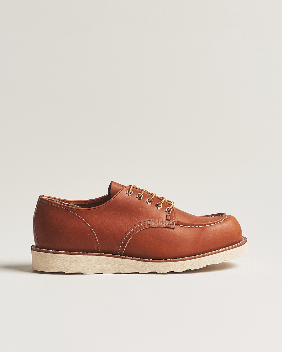 Red Wing Shoes Moc Toe Oxford Oro Legacy Leather – Ruskea