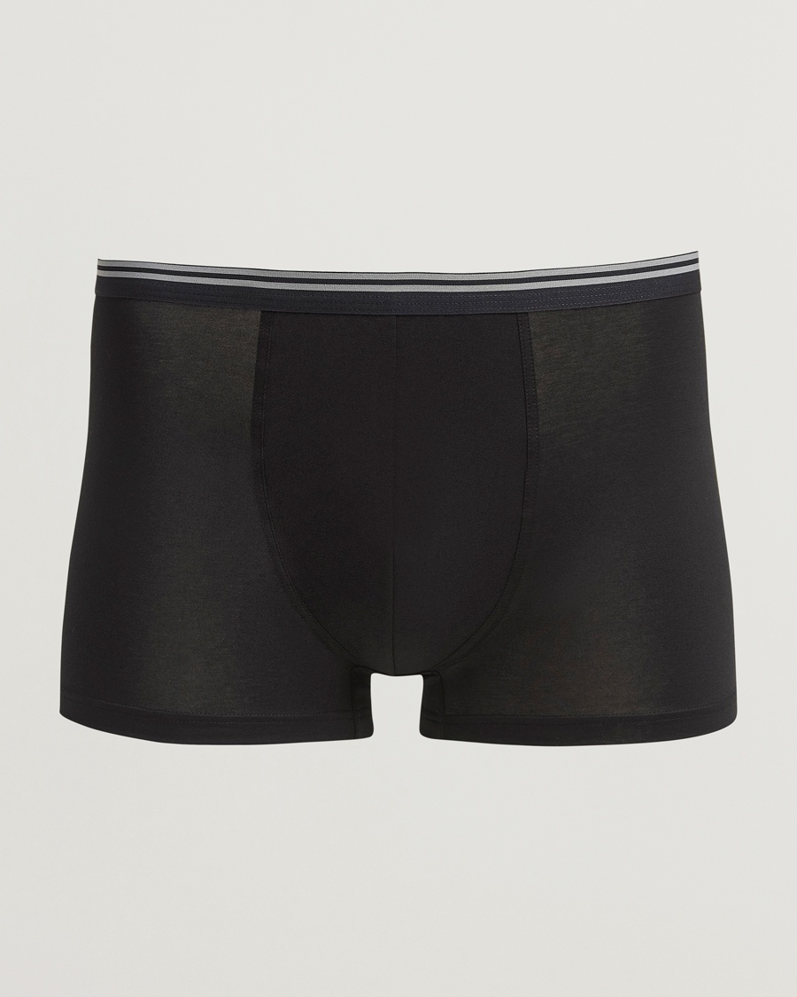 Zimmerli of Switzerland Pure Comfort Boxer Shorts Black – Musta