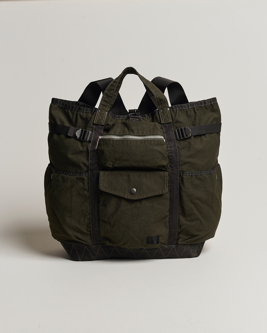 Porter-Yoshida & Co. Crag 2Way Rucksack Khaki – Vihreä