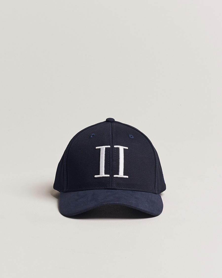 LES DEUX Baseball Cap Suede II Dark Navy – Sininen