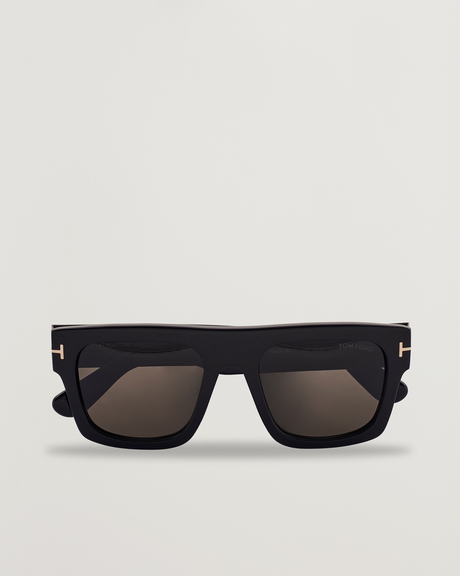 Tom Ford Fausto FT0711 Sunglasses Black/Smoke – Musta