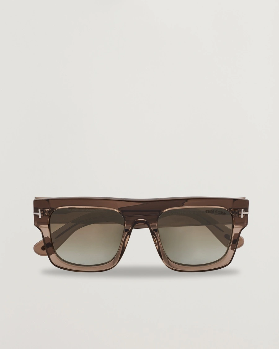 Tom Ford Fausto FT0711 Sunglasses Brown/Green – Ruskea