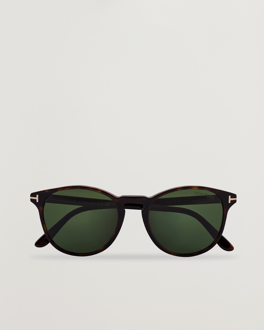 Tom Ford Lewis FT1097 Sunglasses Dark Havana/Green – Ruskea