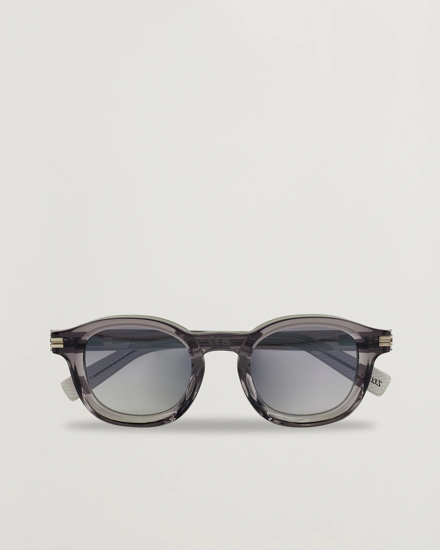 Zegna EZ0229 Sunglasses Grey/Smoke – Harmaa
