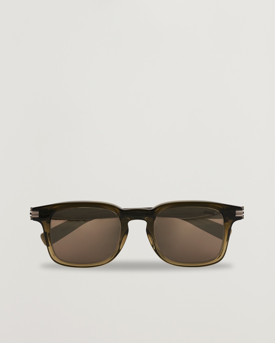 Zegna EZ0230 Sunglasses Dark Green/Roviex – Vihreä