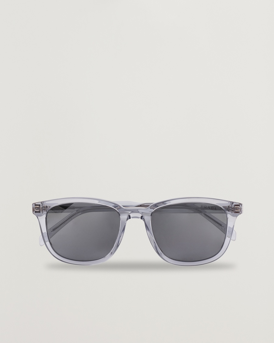 Prada Eyewear Prada 0PR A21S 53 Transparent Azure – Harmaa