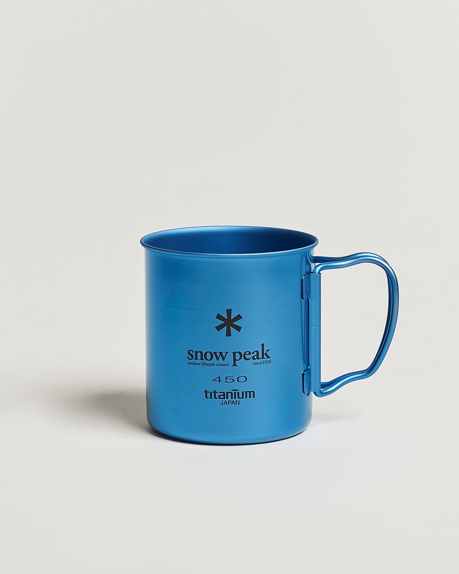 Snow Peak Single Wall Mug 450 Blue Titanium – Sininen