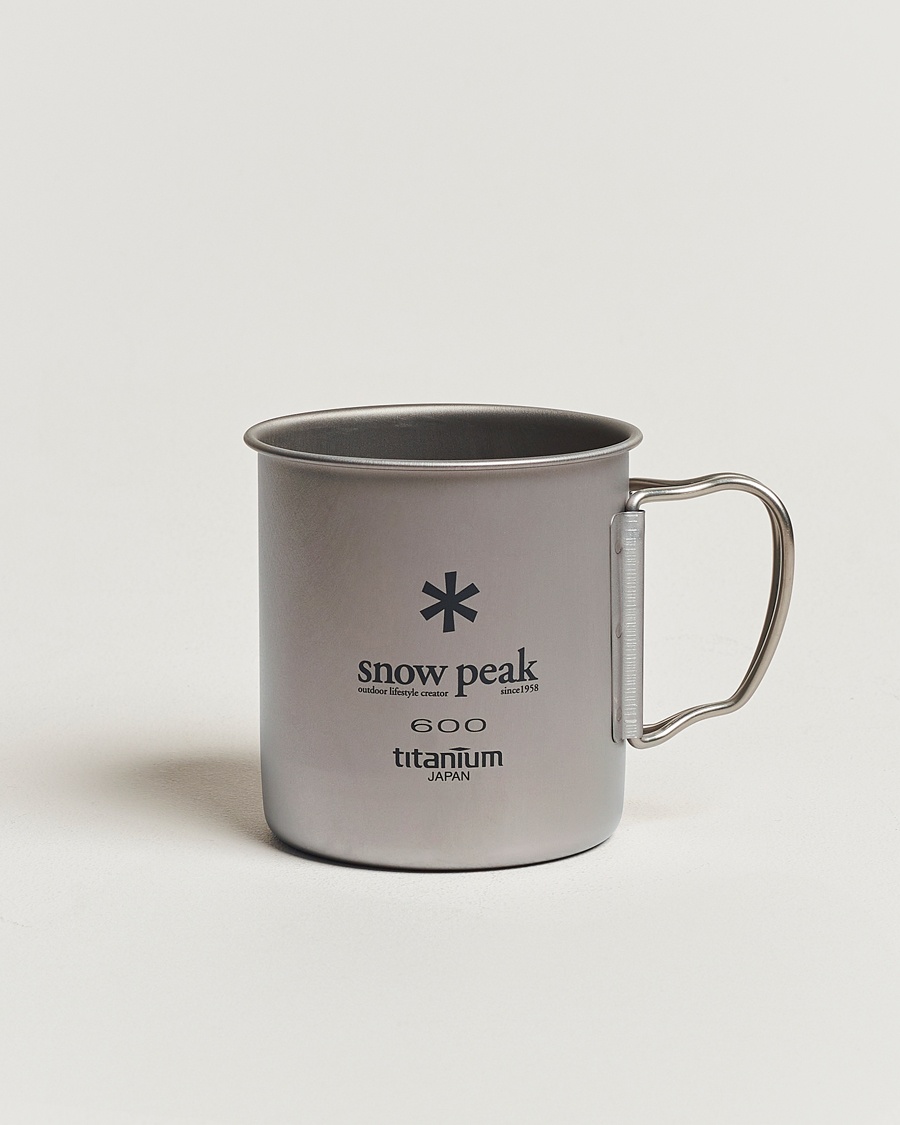 Snow Peak Single Wall Mug 600 Titanium – Harmaa