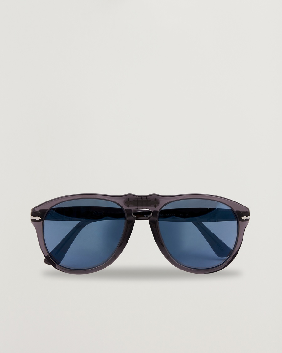 Persol 0PO0649 Sunglasses Transparent Grey – Harmaa