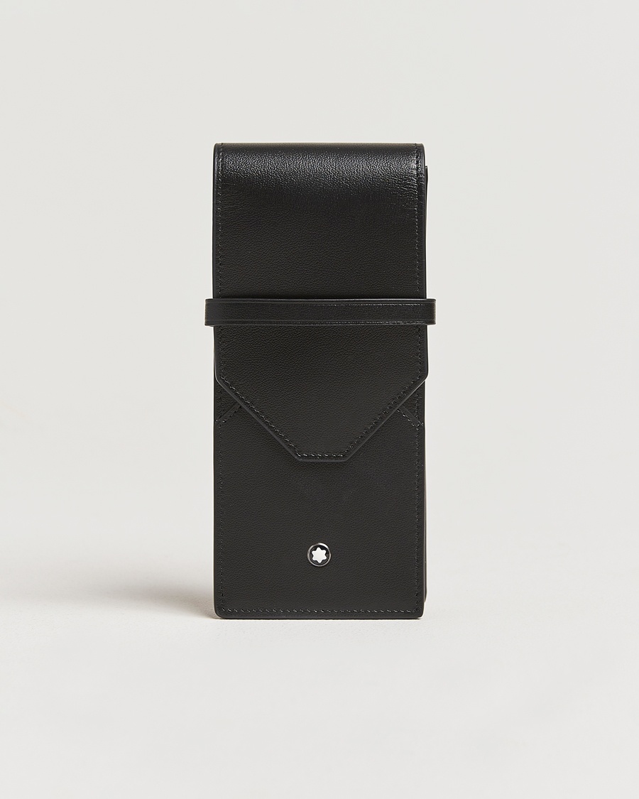 Montblanc Meisterstück 3-Pen Pouch Black – Musta