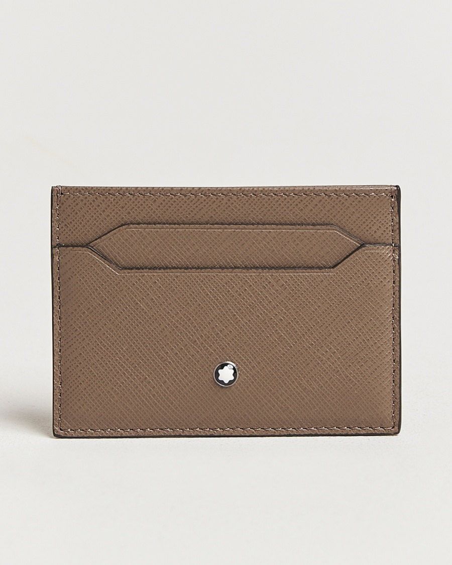 Montblanc Sartorial Card Holder 5cc Mastic – Ruskea