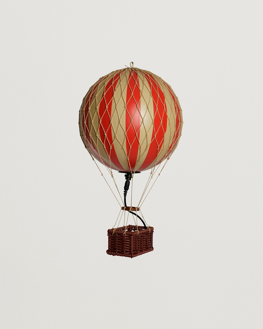 Authentic Models Travels Light Led Balloon True Red – Punainen