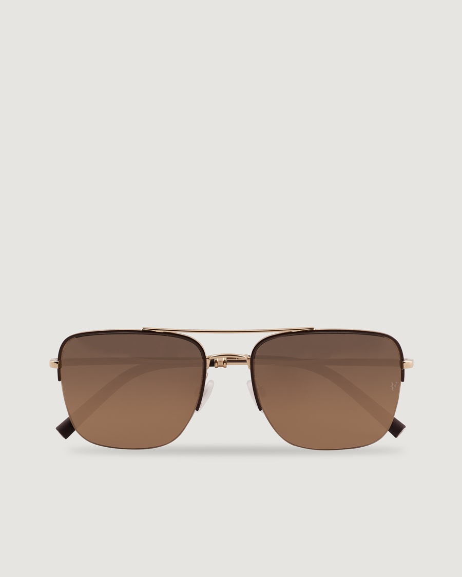 Oliver Peoples R-2 Sunglasses Umber/Gold – Ruskea