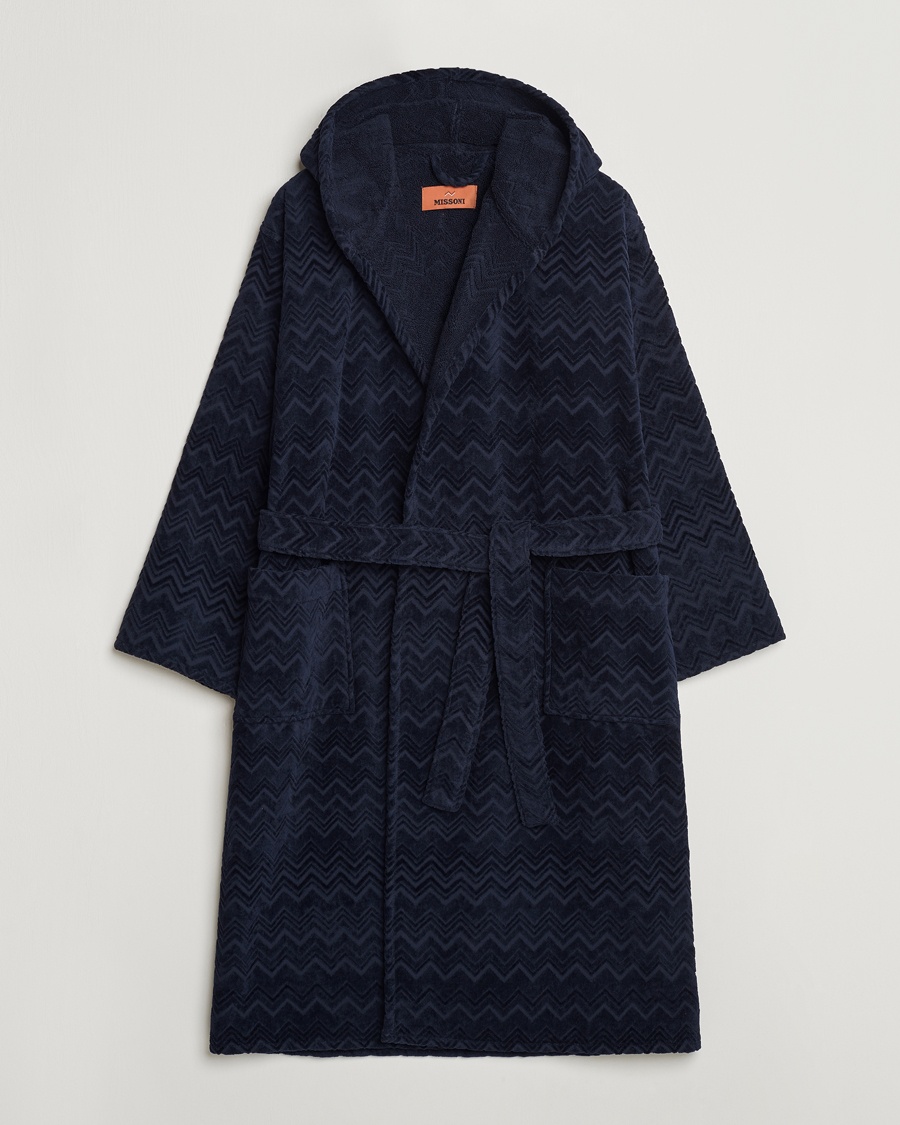 Missoni Home Chalk Bath Robe Navy – Sininen