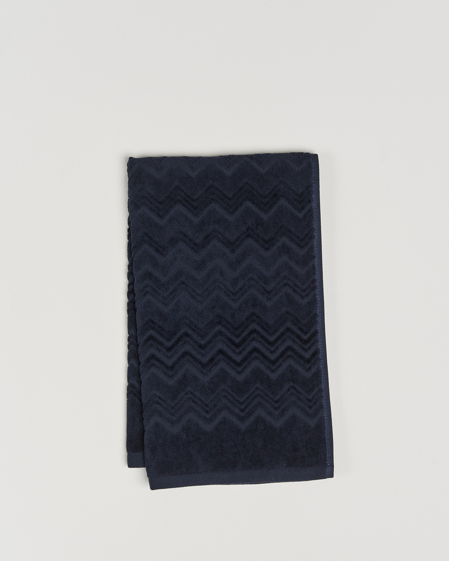 Missoni Home Chalk Hand Towel 40x70cm Navy – Sininen
