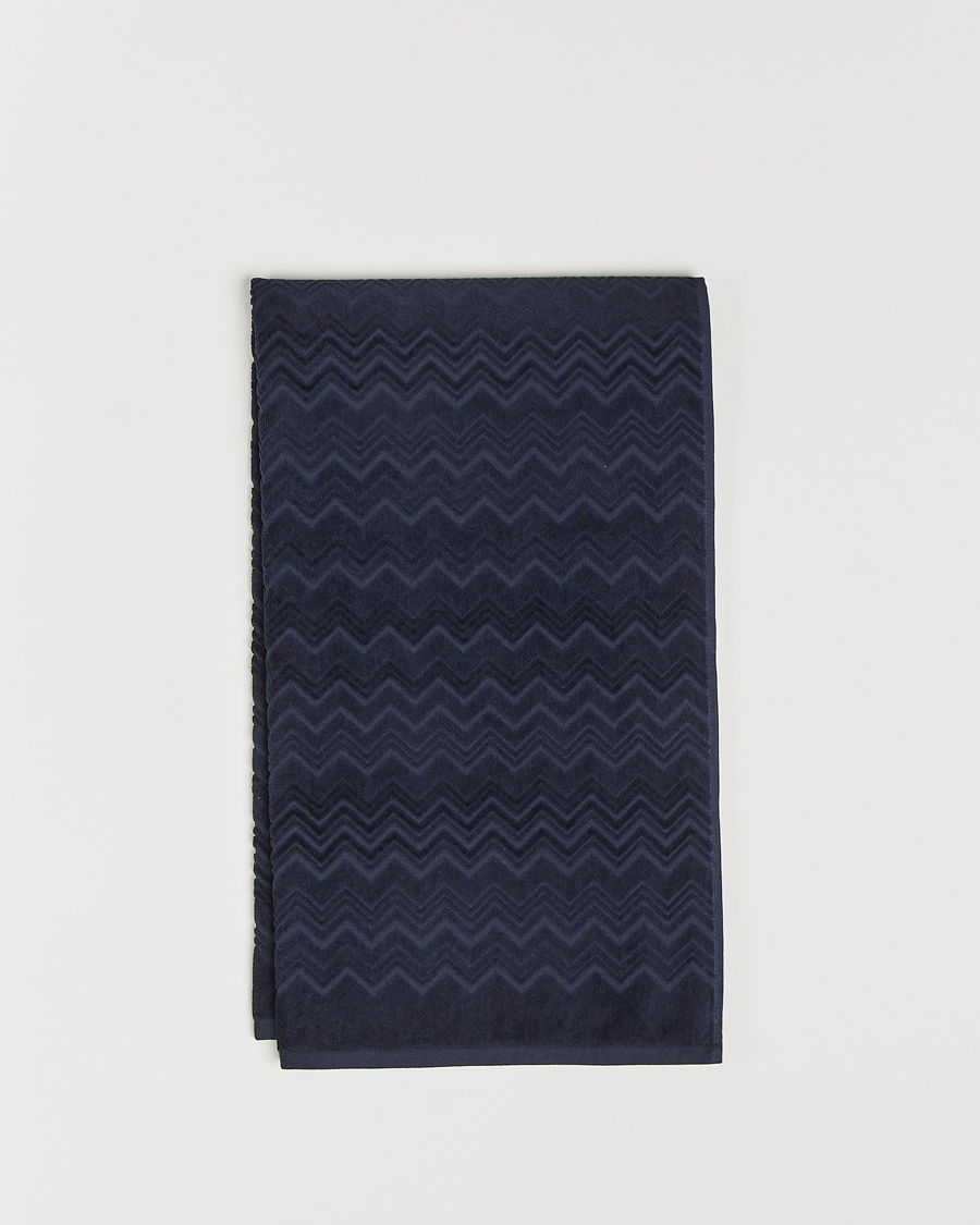 Missoni Home Chalk Bath Towel 70x115cm Navy – Sininen