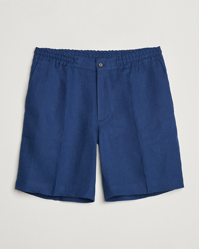  Baron Linen Shorts Estate Blue