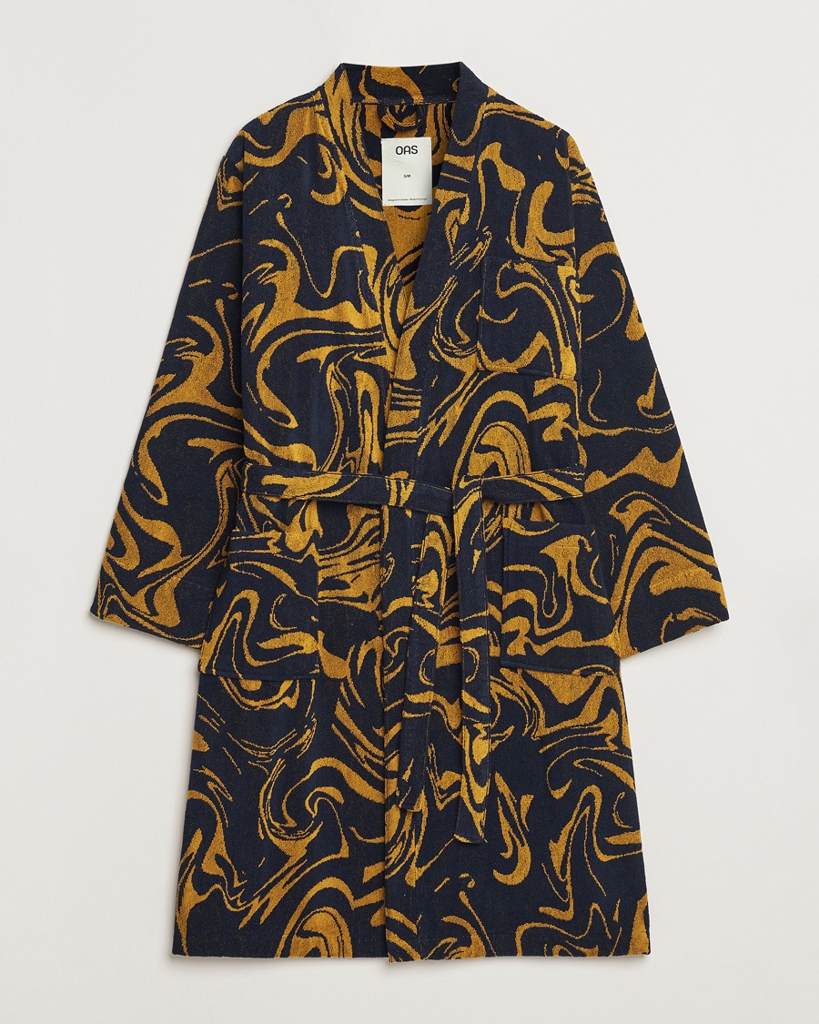 OAS Marble Robe Black/Yellow – Keltainen