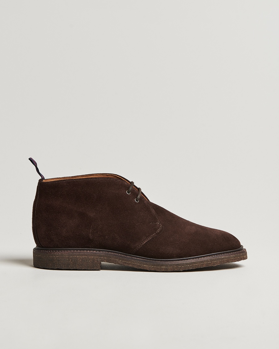 Sanders Harry Suede Chukka Boot Mocha Reverse – Ruskea